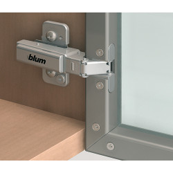 Charniere Blum Cadre Alu Seule Sans Embase - Ref. 34291600